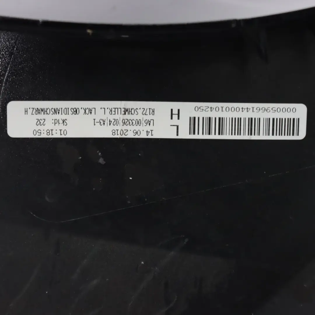 Mercedes R172 Próg Listwa Progowa Nakładka Lewa Obsidian Black - 197 - SKU A1726980154-OB - Numer Części A1726980154