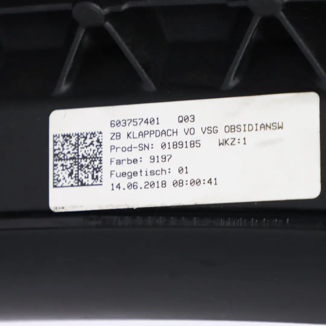  Szyba tylna Mercedes SLK R172 Hard Top Cover Obsidian Black Metalik - 197 - SKU A1727901440 - Numer Części A1727901440