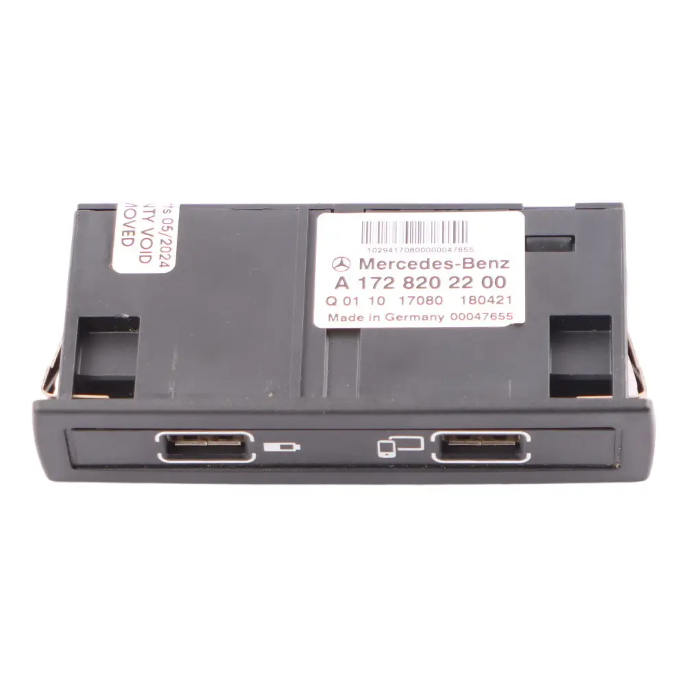 USB Connection Panel Mercedes C117 X156 W176 Multimedia USB Socket to with Part number A1728202200 USB Connection Panel Mercedes C117 X156 W176 Multimedia USB Socket - SKU A1728202200 - Part number A1728202200