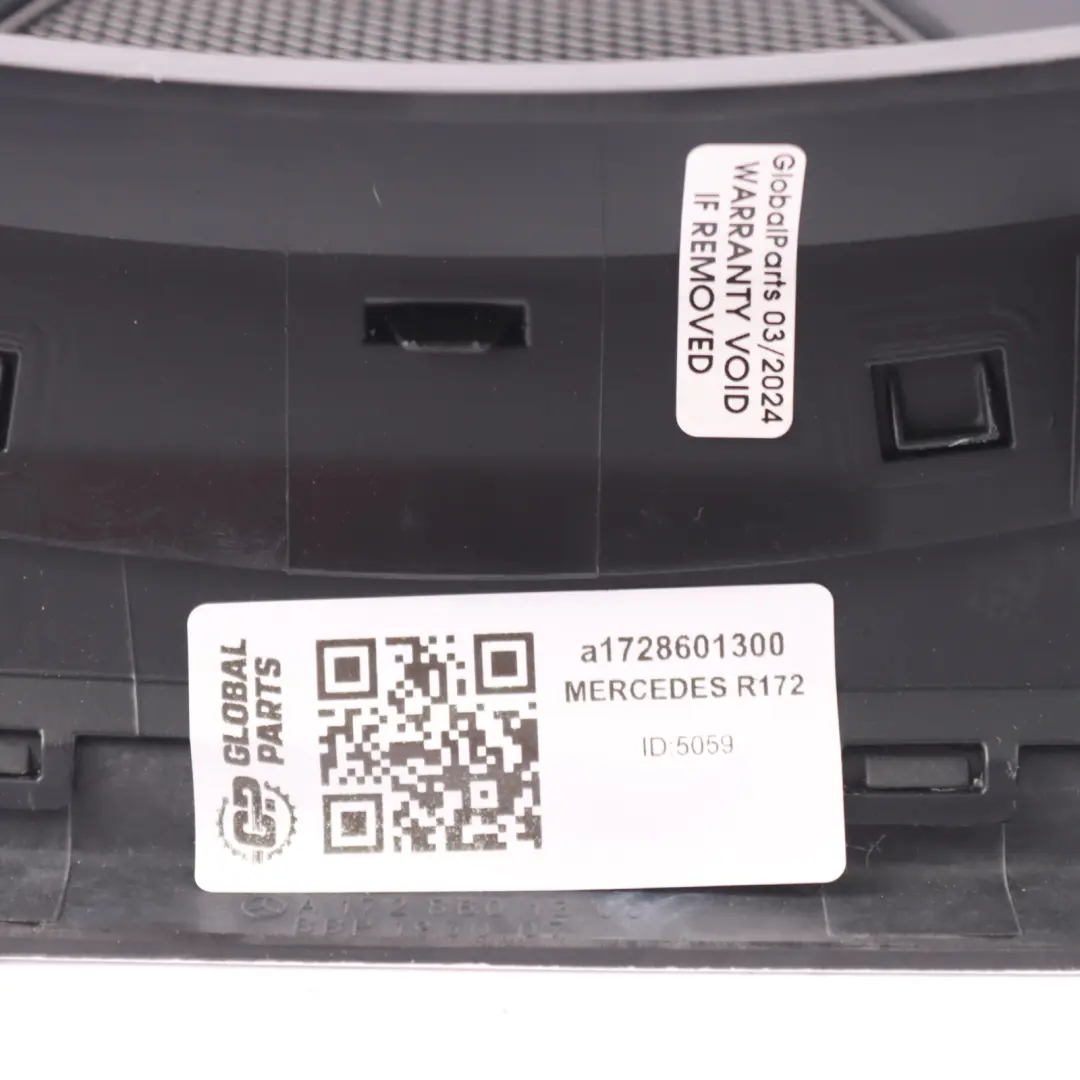  Copertura Mercedes SLK R172 Barra protezione antiribaltamento sinistro Argento - SKU A1728601300 - Numero di parte A1728601300