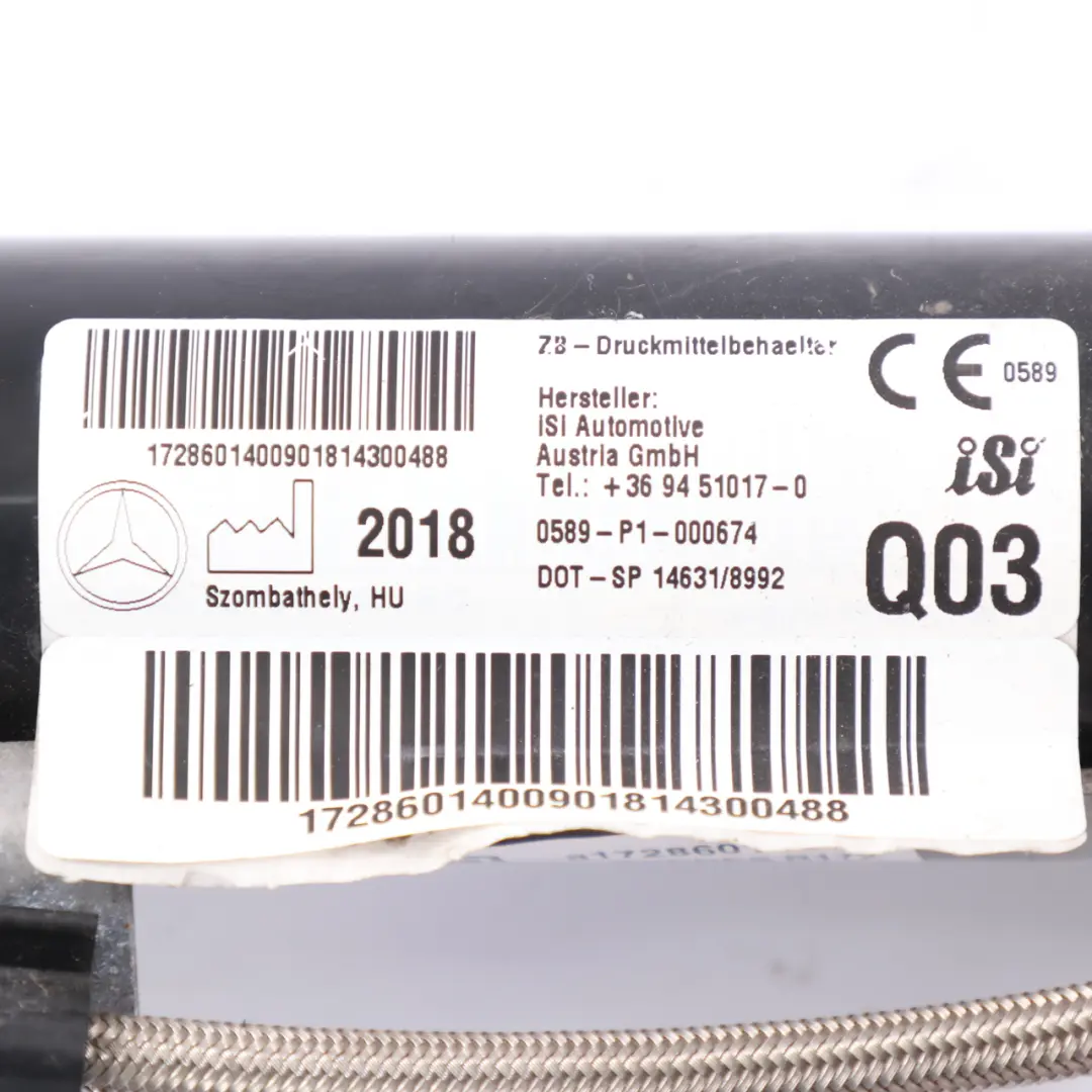  Tube d'extincteur turbo Mercedes R172 Valve de pression flexible - SKU A1728601400 - Numéro de pièce A1728601400