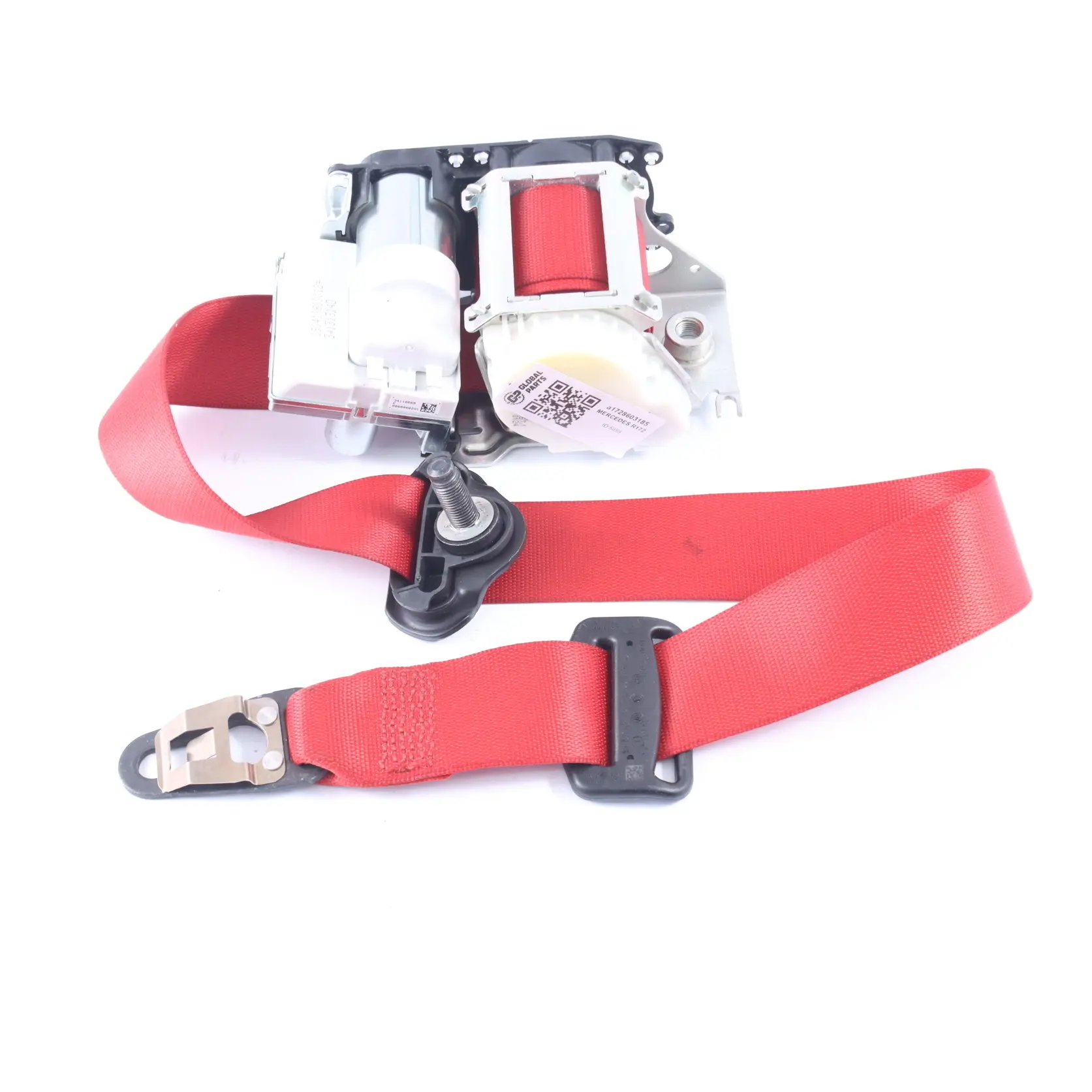 Cinturón de seguridad Mercedes SLK R172 Asiento delantero izquierdo Rojo 