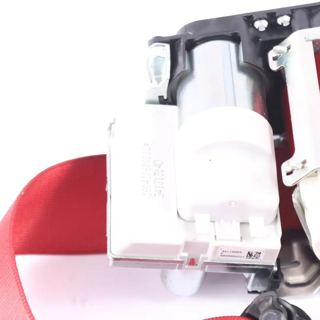  Cinturón de seguridad Mercedes SLK R172 Asiento delantero izquierdo Rojo - SKU A1728603185 - Número de pieza A1728601900