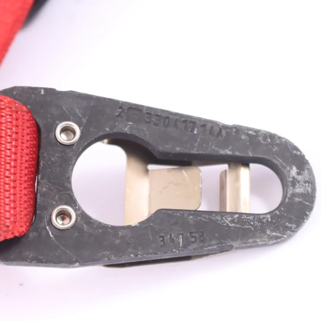  Cinturón de seguridad Mercedes SLK R172 Asiento delantero izquierdo Rojo - SKU A1728603185 - Número de pieza A1728601900