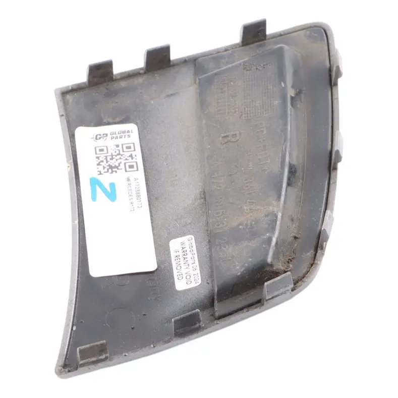 Bumper Grille Trim Panel Front Right O/S to Mercedes R172 with Part number A1728880173 Mercedes R172 Bumper Grille Trim Panel Front Right O/S - SKU A1728880173 - Part number A1728880173