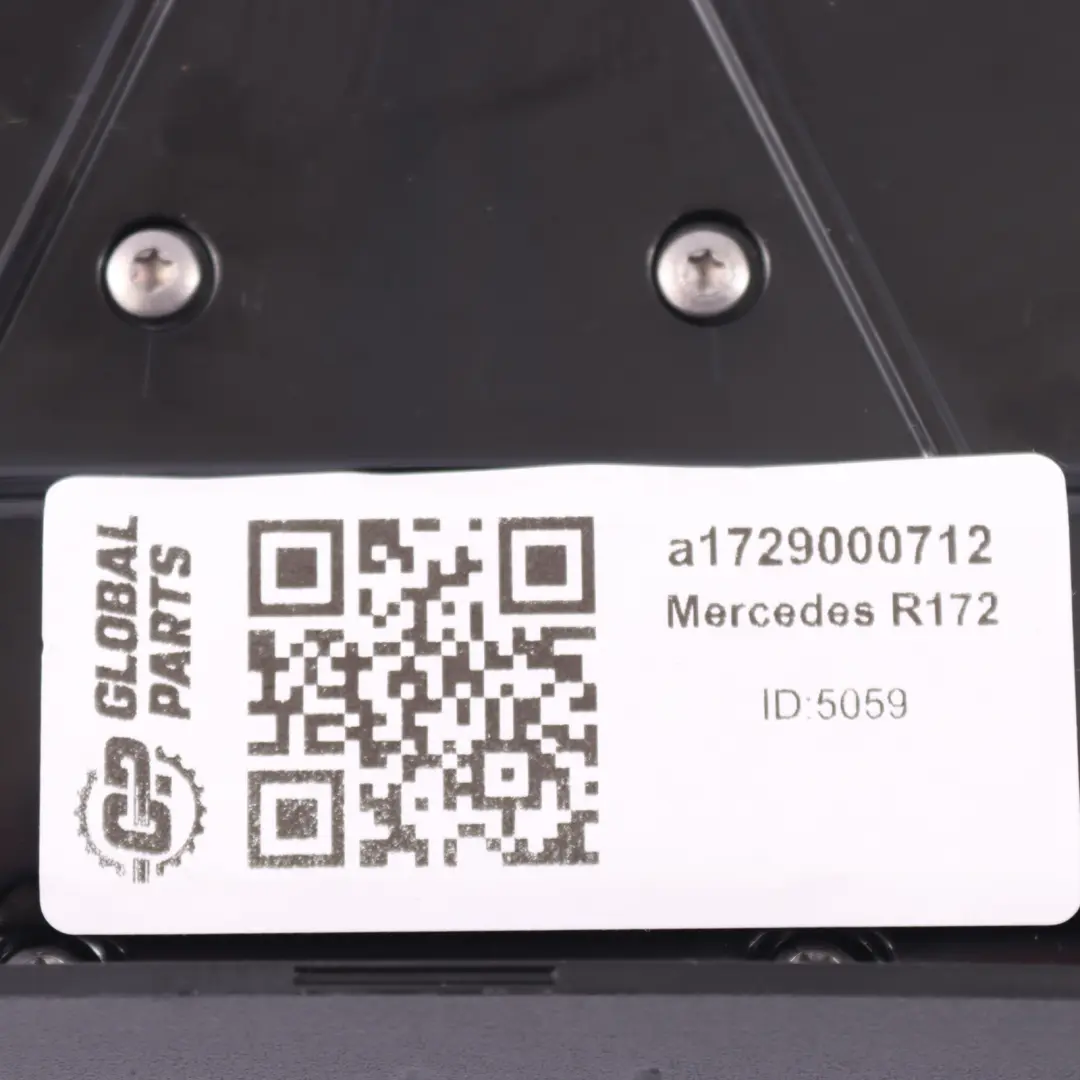  Luce tetto Mercedes SLK R172 Lampada interna per occhiali sole Nero - SKU A1729000712 - Numero di parte A1729000712