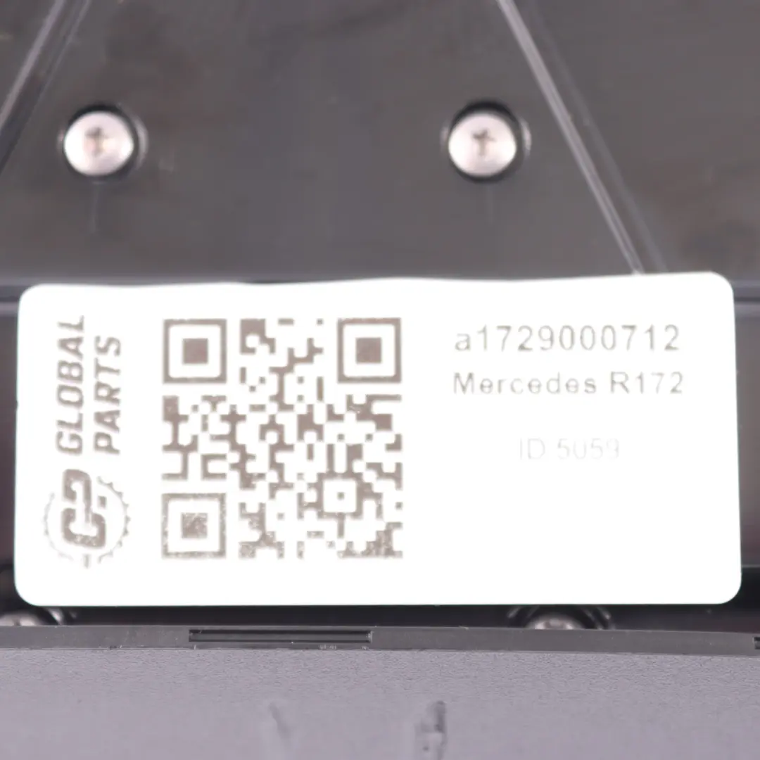  Luce tetto Mercedes SLK R172 Lampada interna per occhiali sole Nero - SKU A1729000712 - Numero di parte A1729000712