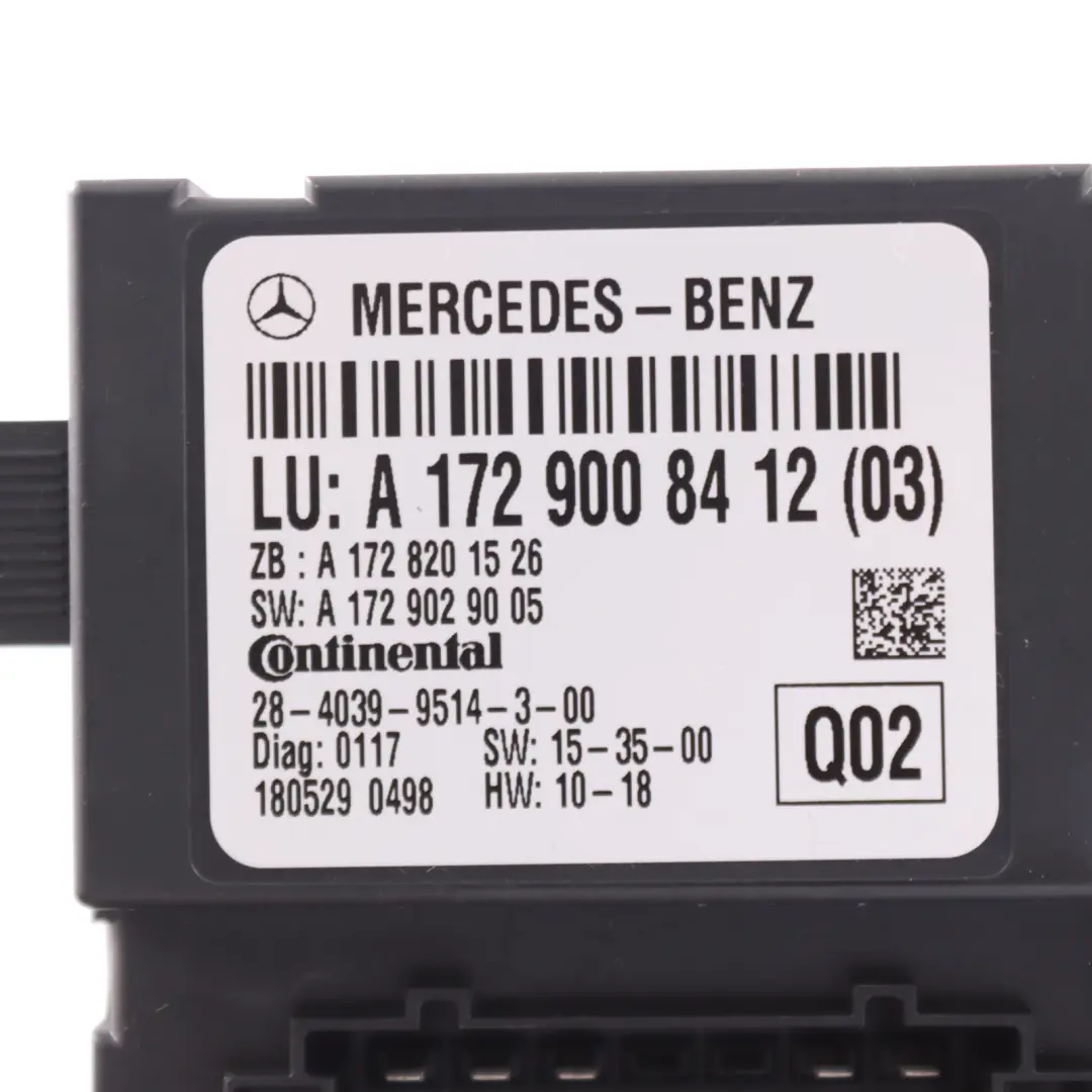  Dach Modul Mercedes SLK R172 Roadster Falt-Vario-Dach-Steuergerät - SKU A1729008412 - Teilenummer A1729008412