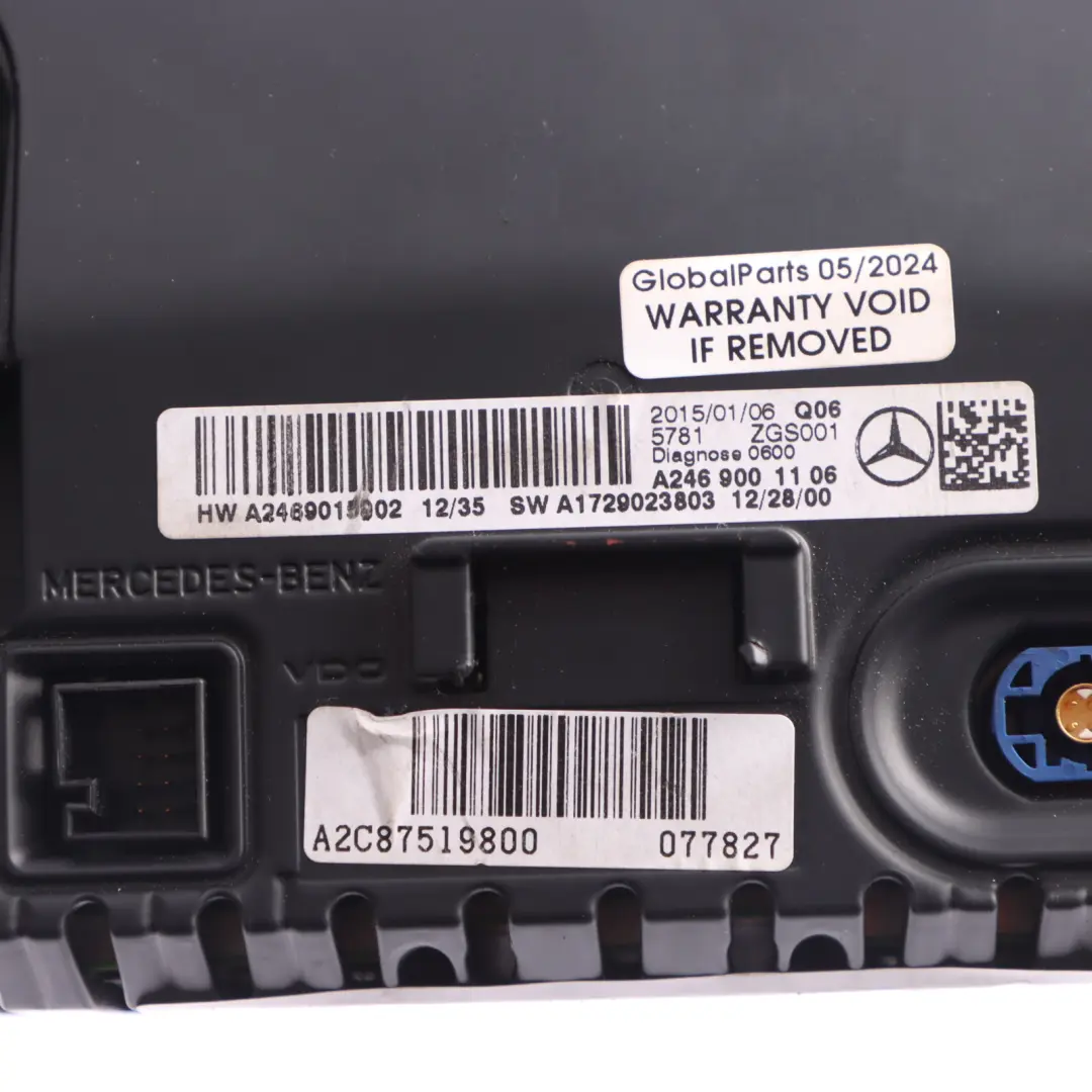 Display Screen Multimedia Navigation Sat Nav COMAND to Mercedes W204 with Part number A1729011302 Mercedes W204 Display Screen Multimedia Navigation Sat Nav COMAND - SKU A1729011302-1 - Part number A1729011302