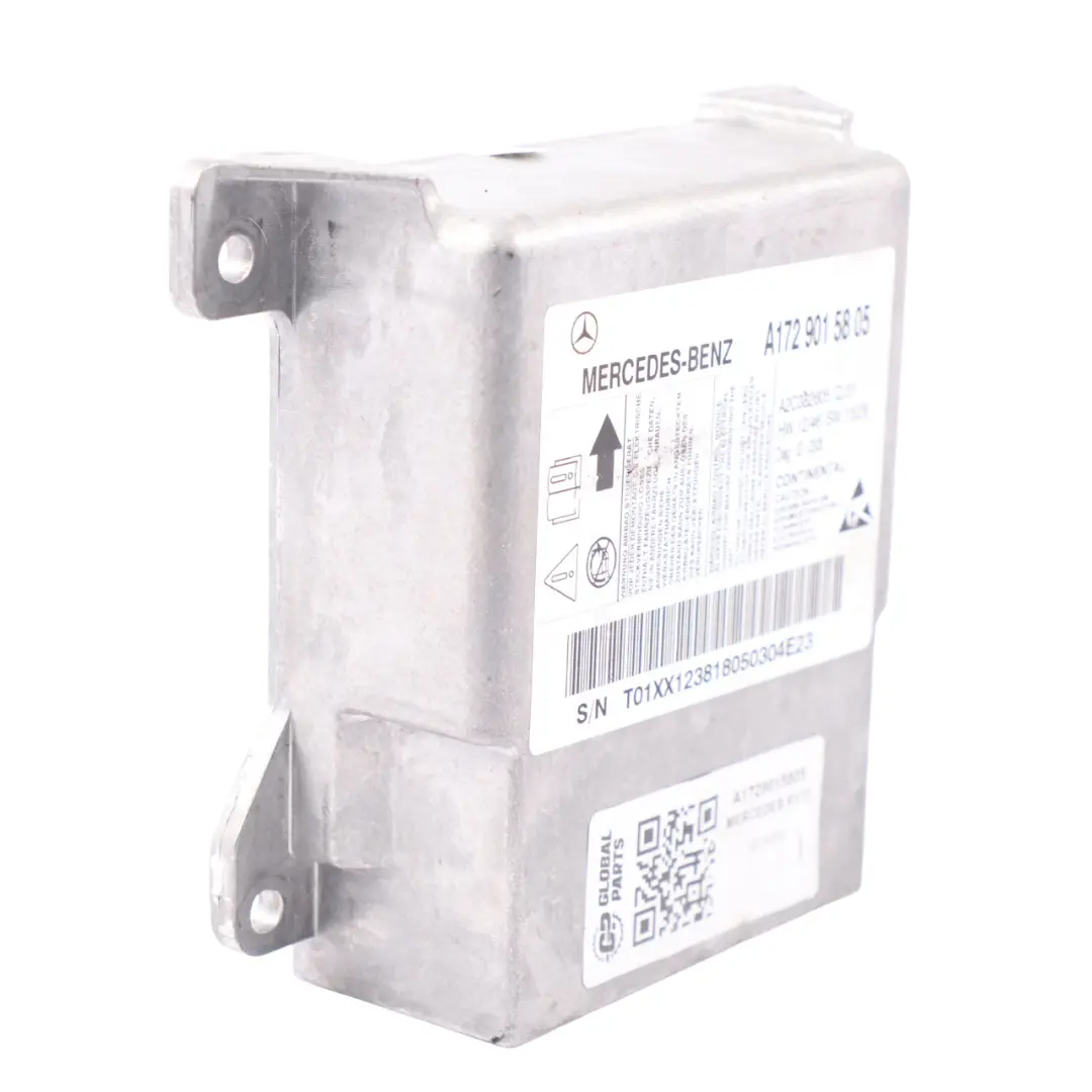 Airbag Modul SRS Steuergerät ECU für Mercedes SLK R172 mit Teilenummer A1729015805 Mercedes SLK R172 Airbag Modul SRS Steuergerät ECU - SKU A1729015805 - Teilenummer A1729015805
