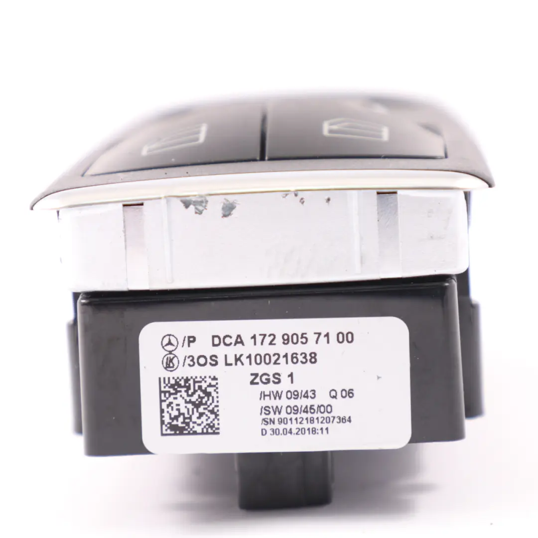 Fensterheber Flügel Schalter Fahrerseite Panel für Mercedes SLK R172 mit Teilenummer A1729057100 Mercedes SLK R172 Fensterheber Flügel Schalter Fahrerseite Panel - SKU a1729057100 - Teilenummer A1729057100