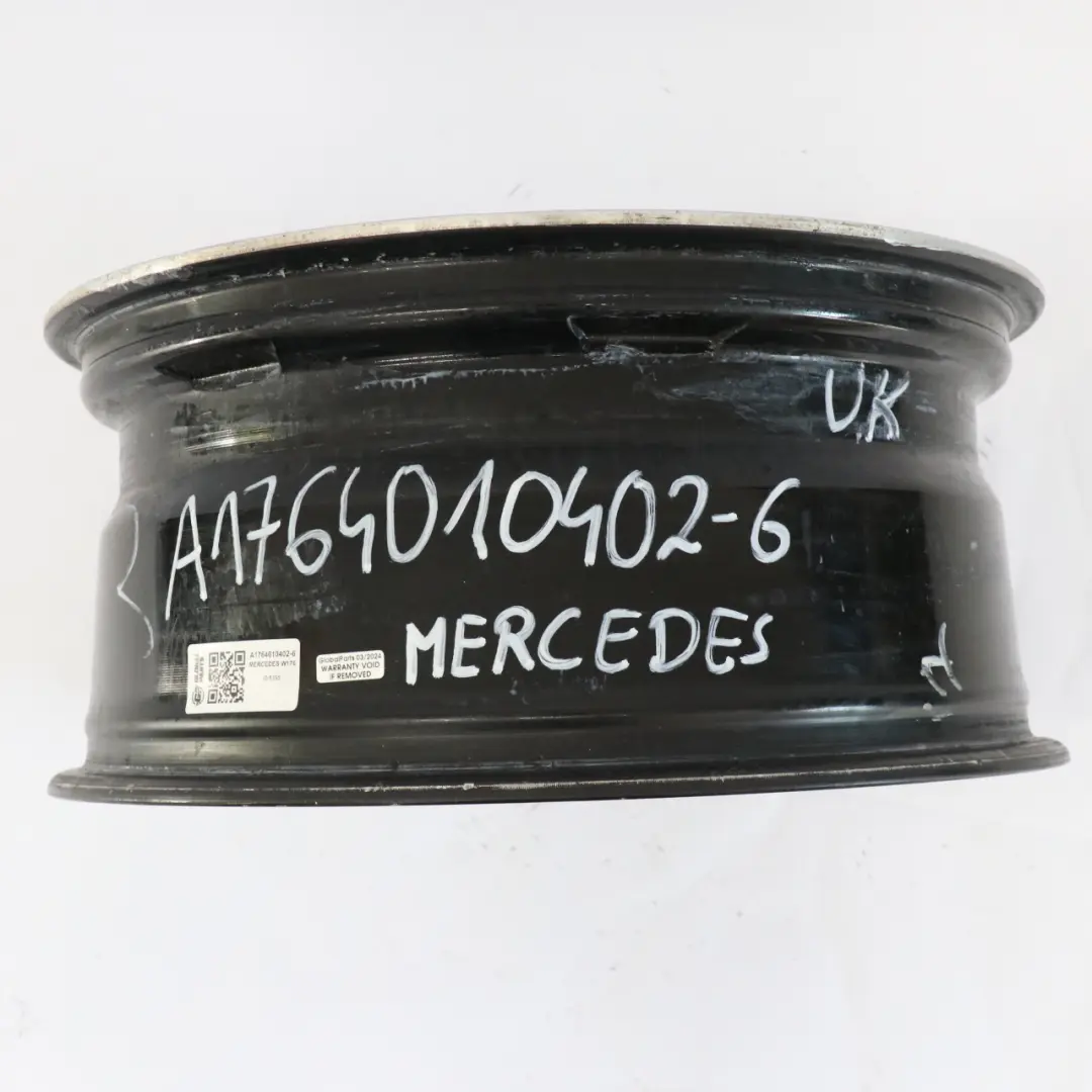 Alloy Rim 18" 5 Double Spoke ET:48 8J to Mercedes W176 AMG Wheel with Part number A1764010402 Mercedes W176 AMG Wheel Alloy Rim 18" 5 Double Spoke ET:48 8J - SKU A1764010402-6 - Part number A1764010402