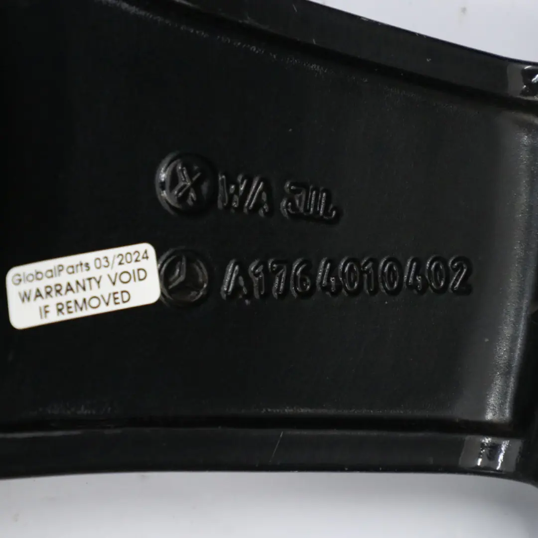 Alloy Rim 18" 5 Double Spoke ET:48 8J to Mercedes W176 AMG Wheel with Part number A1764010402 Mercedes W176 AMG Wheel Alloy Rim 18" 5 Double Spoke ET:48 8J - SKU A1764010402-6 - Part number A1764010402