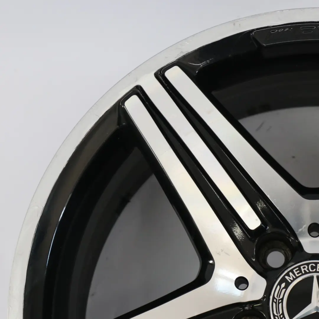 Alloy Rim 18" 5 Double Spoke ET:48 8J to Mercedes W176 AMG Wheel with Part number A1764010402 Mercedes W176 AMG Wheel Alloy Rim 18" 5 Double Spoke ET:48 8J - SKU A1764010402-6 - Part number A1764010402