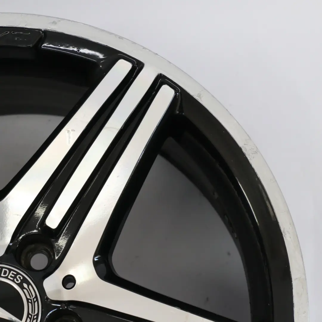 Alloy Rim 18" 5 Double Spoke ET:48 8J to Mercedes W176 AMG Wheel with Part number A1764010402 Mercedes W176 AMG Wheel Alloy Rim 18" 5 Double Spoke ET:48 8J - SKU A1764010402-6 - Part number A1764010402