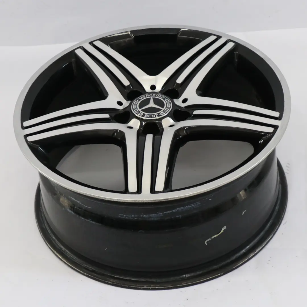 Alloy Rim 18" 5 Double Spoke ET:48 8J to Mercedes W176 AMG Wheel with Part number A1764010402 Mercedes W176 AMG Wheel Alloy Rim 18" 5 Double Spoke ET:48 8J - SKU A1764010402-6 - Part number A1764010402