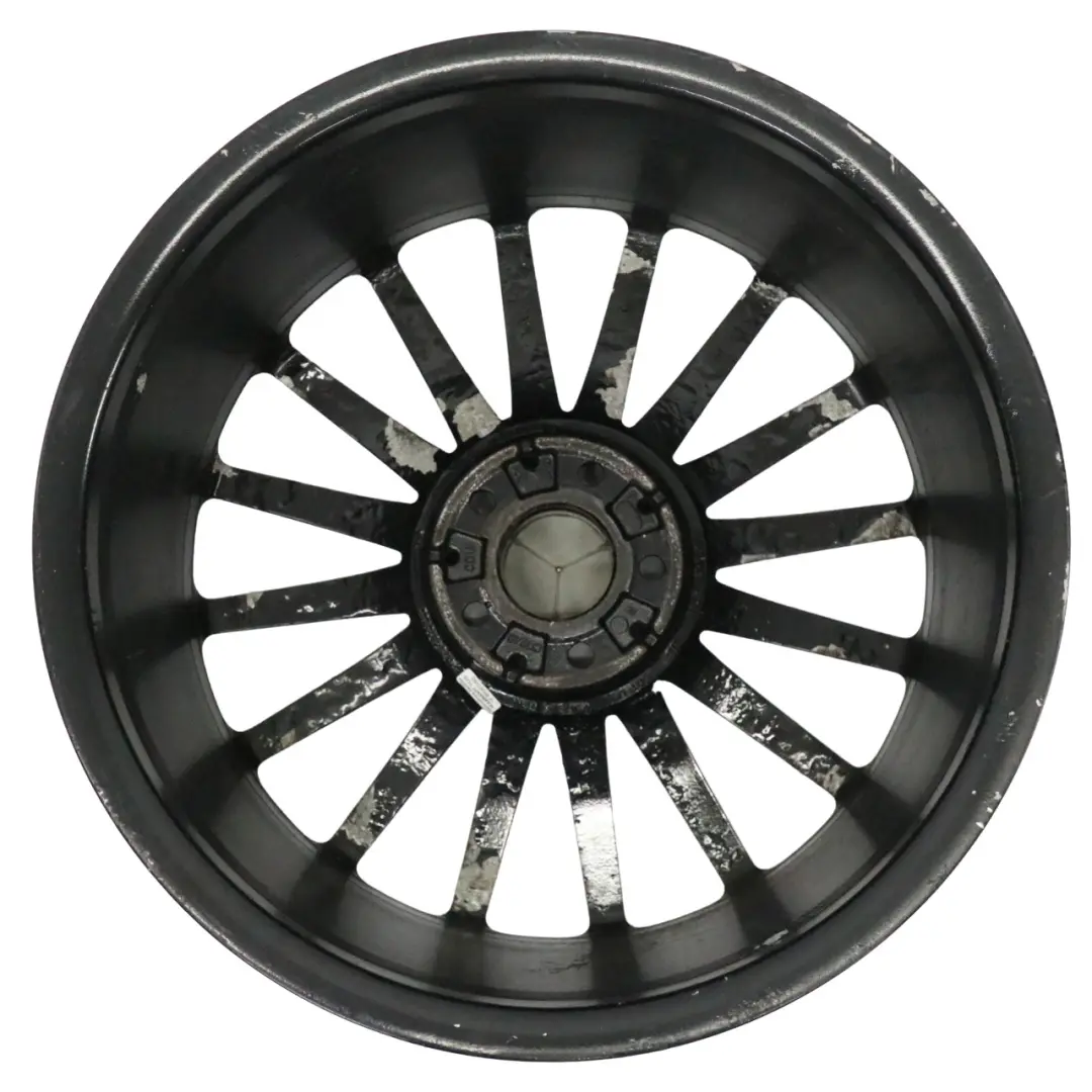 Alloy Rim 19" 16 Spoke ET:48 8J to Mercedes C117 W176 AMG Black Wheel with Part number A1764010502 Mercedes C117 W176 AMG Black Wheel Alloy Rim 19" 16 Spoke ET:48 8J - SKU A1764010502-3 - Part number A1764010502