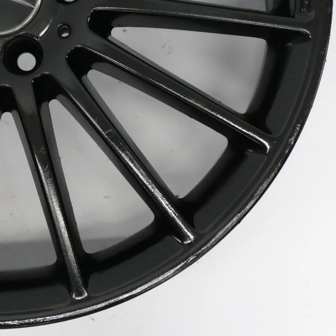 Alloy Rim 19" 16 Spoke ET:48 8J to Mercedes C117 W176 AMG Black Wheel with Part number A1764010502 Mercedes C117 W176 AMG Black Wheel Alloy Rim 19" 16 Spoke ET:48 8J - SKU A1764010502-3 - Part number A1764010502