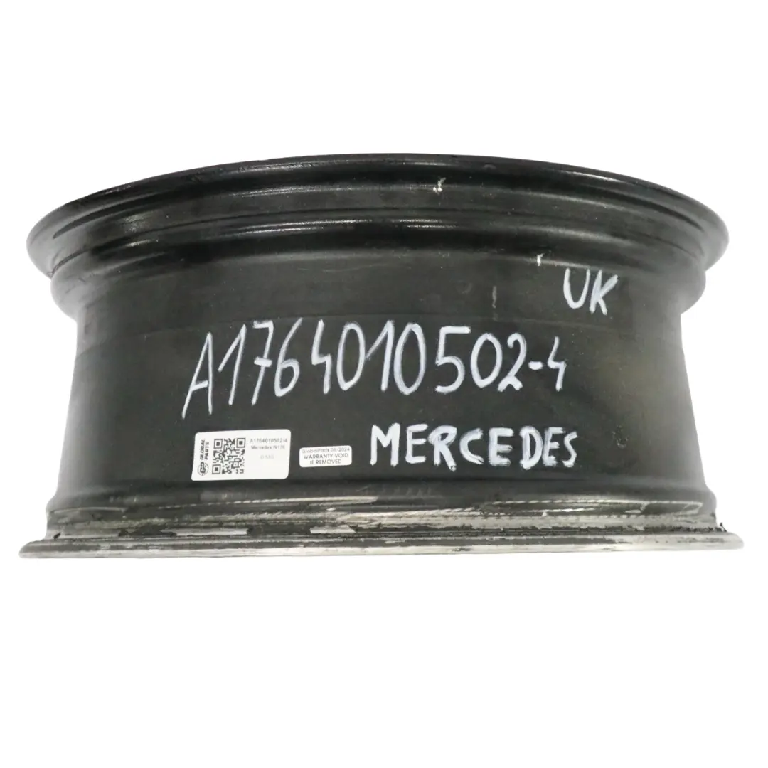Alloy Rim 19" 16 Spoke ET:48 8J to Mercedes C117 W176 AMG Black Wheel with Part number A1764010502 Mercedes C117 W176 AMG Black Wheel Alloy Rim 19" 16 Spoke ET:48 8J - SKU A1764010502-4 - Part number A1764010502