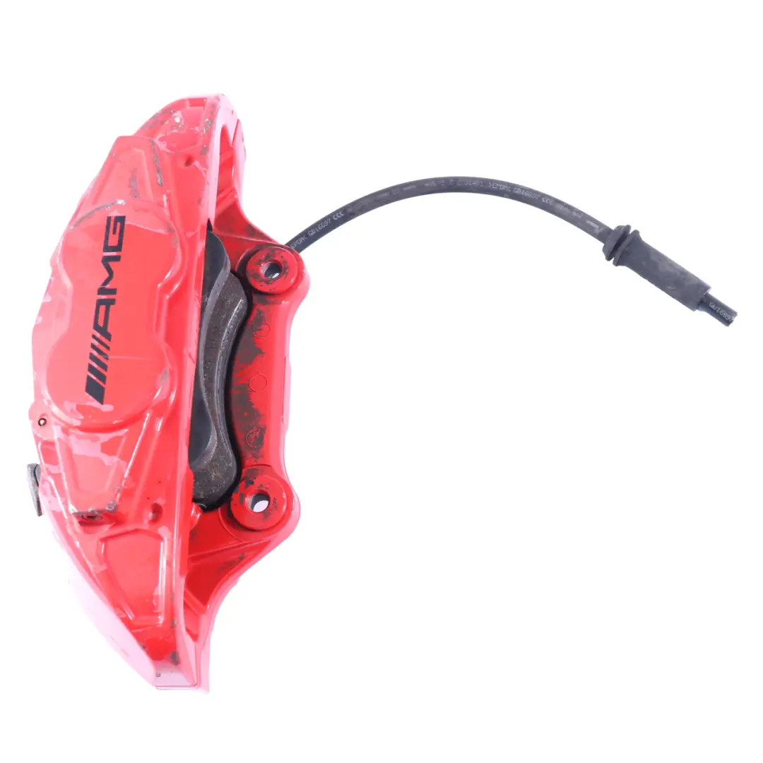 A45 Przód Lewy Zacisk Brembo Czerwony do Mercedes W176 AMG o numerze A1764210798 Mercedes W176 AMG A45 Przód Lewy Zacisk Brembo Czerwony - SKU A1764210798-1 - Numer Części A1764210798