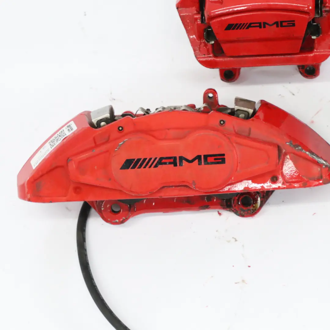 Bremssattel Satz Mercedes W176 AMG A45 vorne hinten links rechts Brembo Rot  - SKU A1764210798-2 - Teilenummer A1764210798