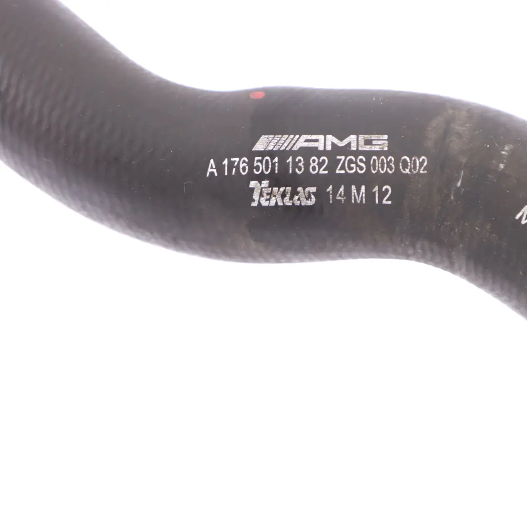 Water Hose Mercedes C117 W176 AMG Cooling Coolant Pipe Line to with Part number A1765011382 Water Hose Mercedes C117 W176 AMG Cooling Coolant Pipe Line - SKU A1765011382 - Part number A1765011382
