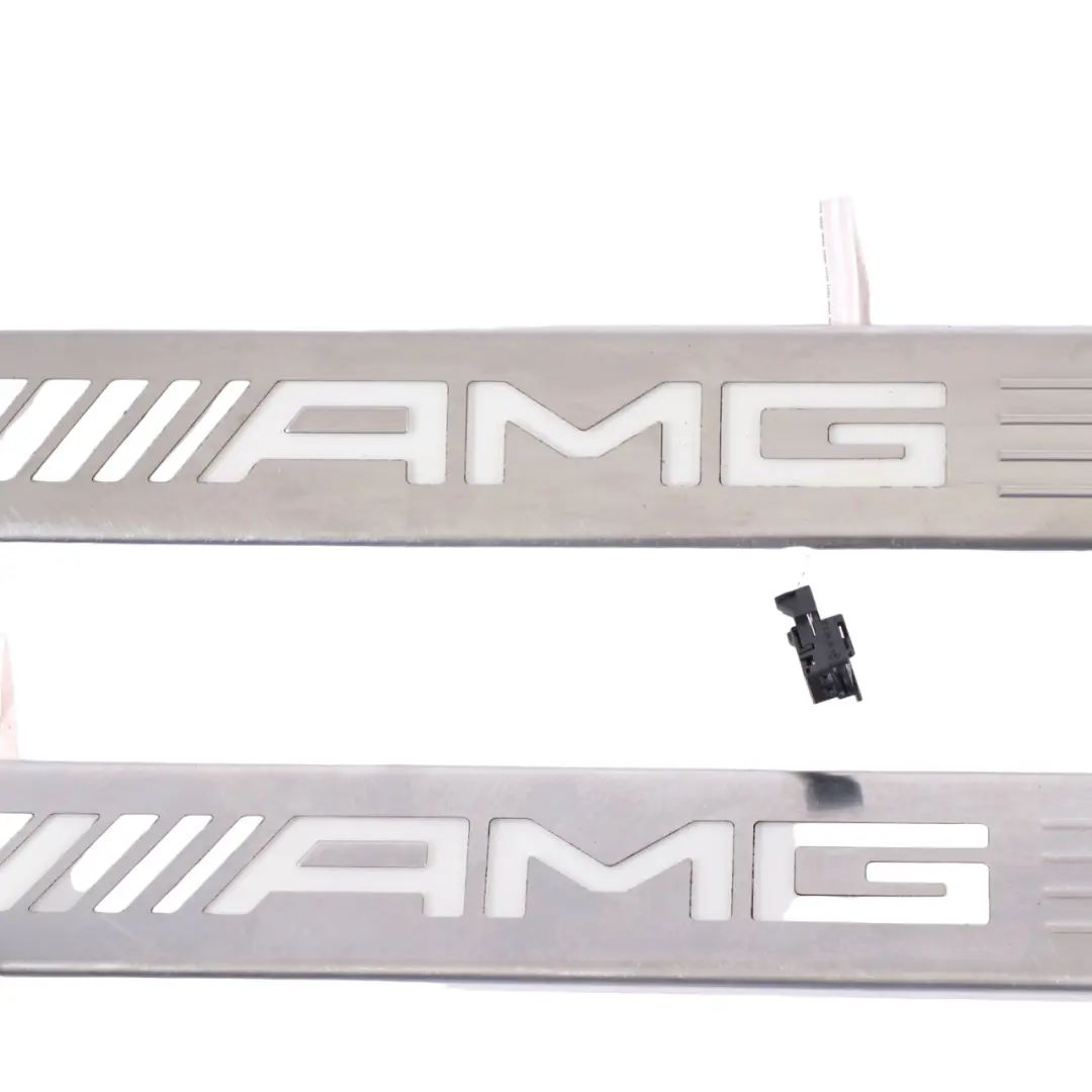  Einstiegsleisten Abdeckung Mercedes W176 AMG vorne hinten Satz beleuchtet - SKU A1766805800-1 - Teilenummer A1766805800