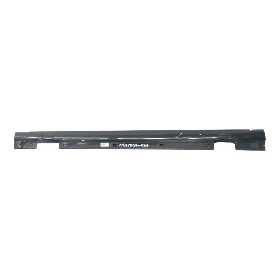 Mercedes W176 Seitenschweller AMG Links Abdeckung W246 Cosmic Schwarz - 191 - SKU A1766980054-KB4 - Teilenummer A1766980054