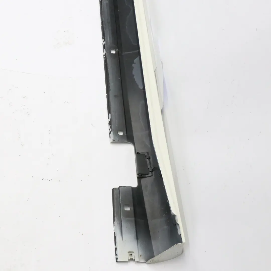 Mercedes W176 Side Skirt AMG Right O/S Door Sill Cover Calcite White - 650 - SKU A1766980154-CW - Part number A1766980154