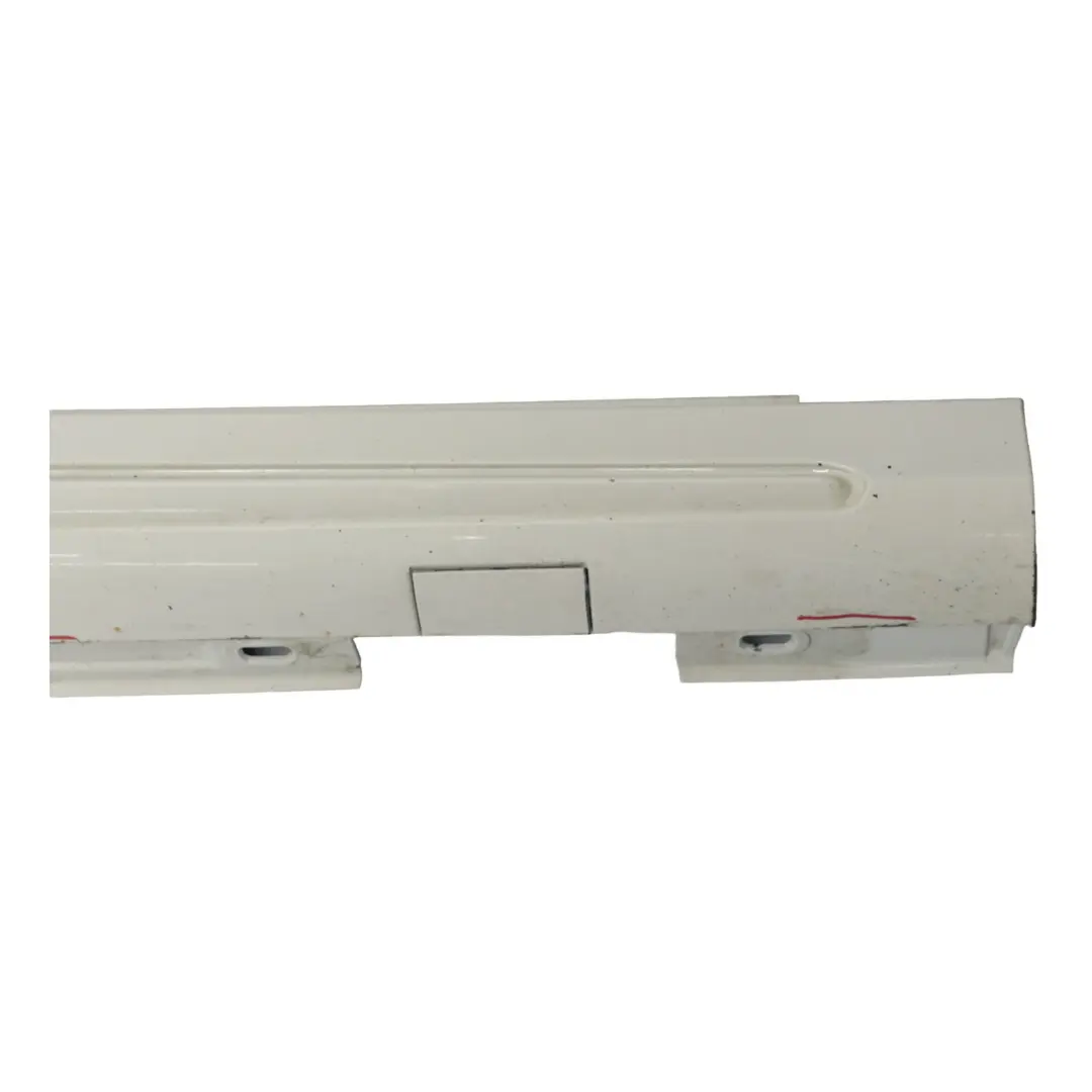 Mercedes W176 Side Skirt AMG Right O/S Door Sill Cover Calcite White - 650 - SKU A1766980154-CW - Part number A1766980154