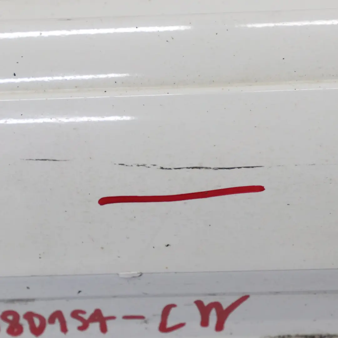 Side Skirt AMG Right O/S Door Sill Cover Calcite White - 650 to Mercedes W176 with Part number A1766980154 Mercedes W176 Side Skirt AMG Right O/S Door Sill Cover Calcite White - 650 - SKU A1766980154-CW - Part number A1766980154