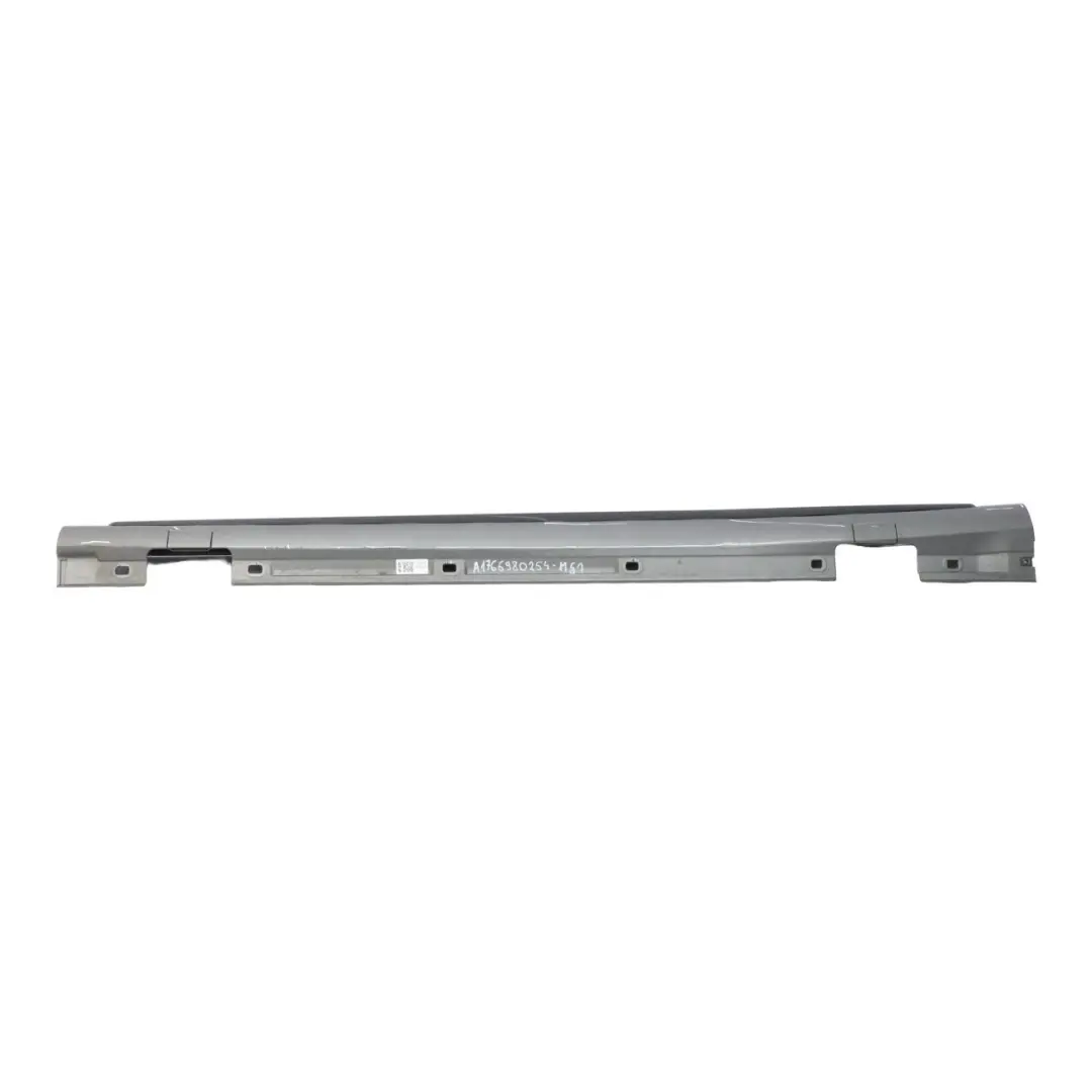 Mercedes W176 Faldón lateral AMG izquierdo Cubre umbral Mountain Grey - 787 - SKU A1766980254-MG1 - Número de pieza A1766980254