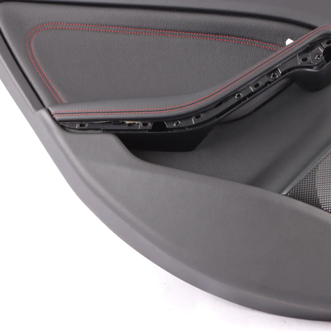 Door Card Trim Rear Left N/S Trim Panel Leather Red Thread to Mercedes W176 with Part number A1767303300 Mercedes W176 Door Card Trim Rear Left N/S Trim Panel Leather Red Thread - SKU A1767303300-3 - Part number A1767303300