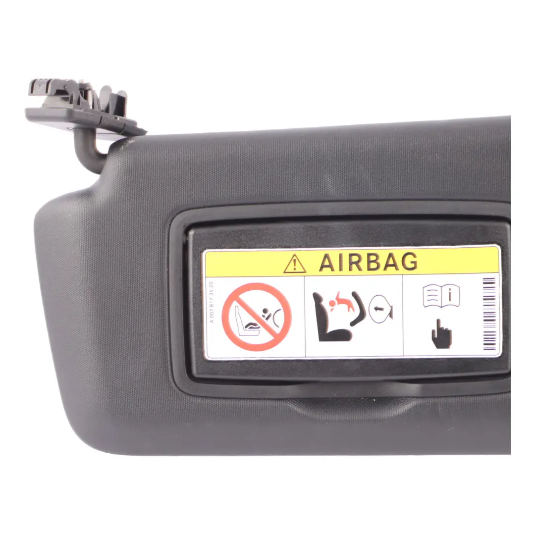 Aletta parasole Mercedes C117 W176 X156 Copertura sinistra nero A1768100110 per con numero di parte A1768101500 Aletta parasole Mercedes C117 W176 X156 Copertura sinistra nero A1768100110 - SKU A1768100110-1 - Numero di parte A1768101500