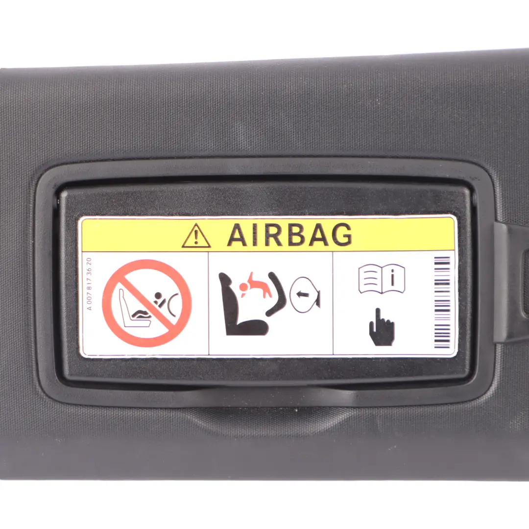  Sun Visor Mercedes C117 W176 X156 Cover Left N/S Trim Panel Black A1768100110 - SKU A1768100110-1 - Part number A1768101500