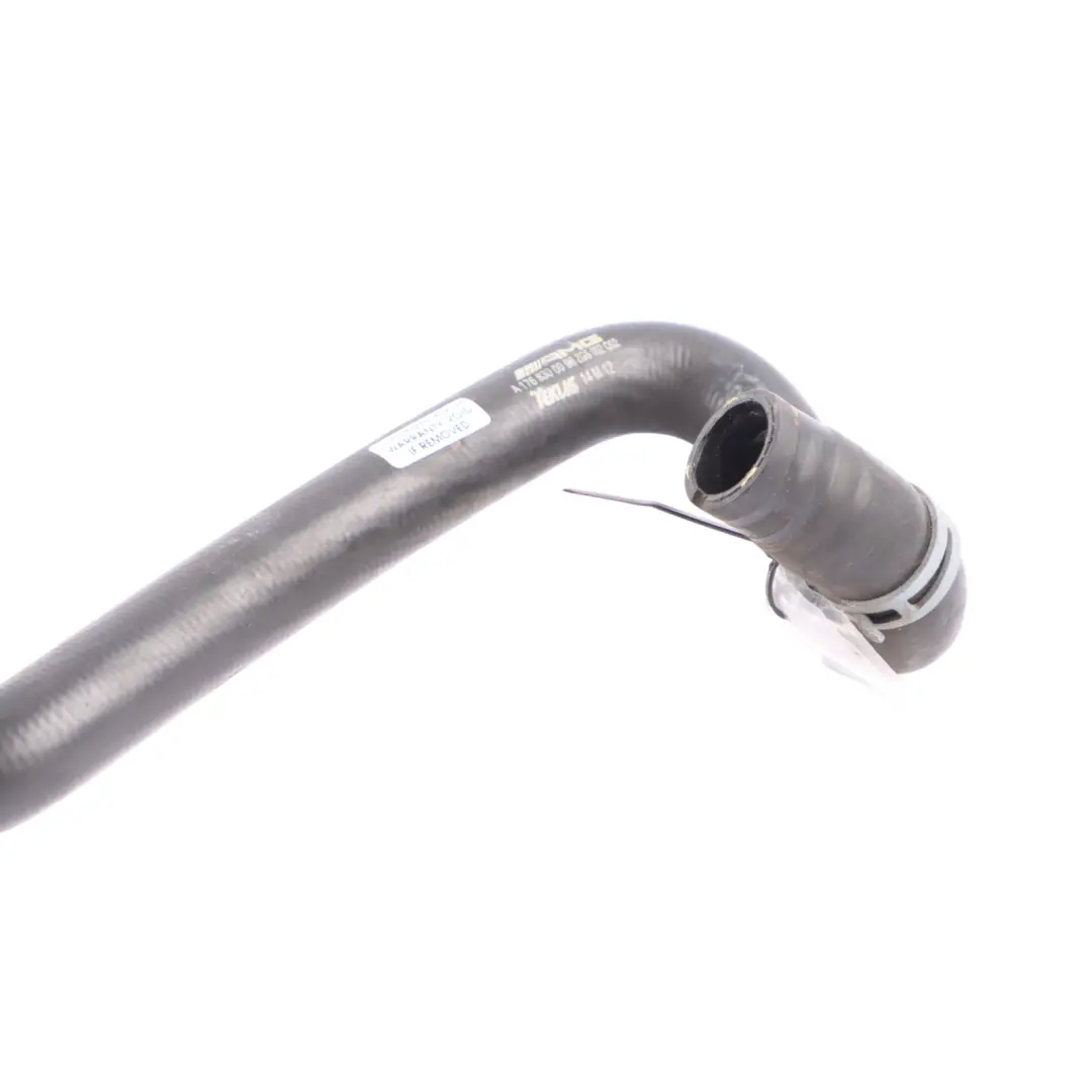 Radiator Coolant Line Pipe Hose to Mercedes W176 AMG Engine with Part number A1768300096 Mercedes W176 AMG Engine Radiator Coolant Line Pipe Hose - SKU A1768300096 - Part number A1768300096