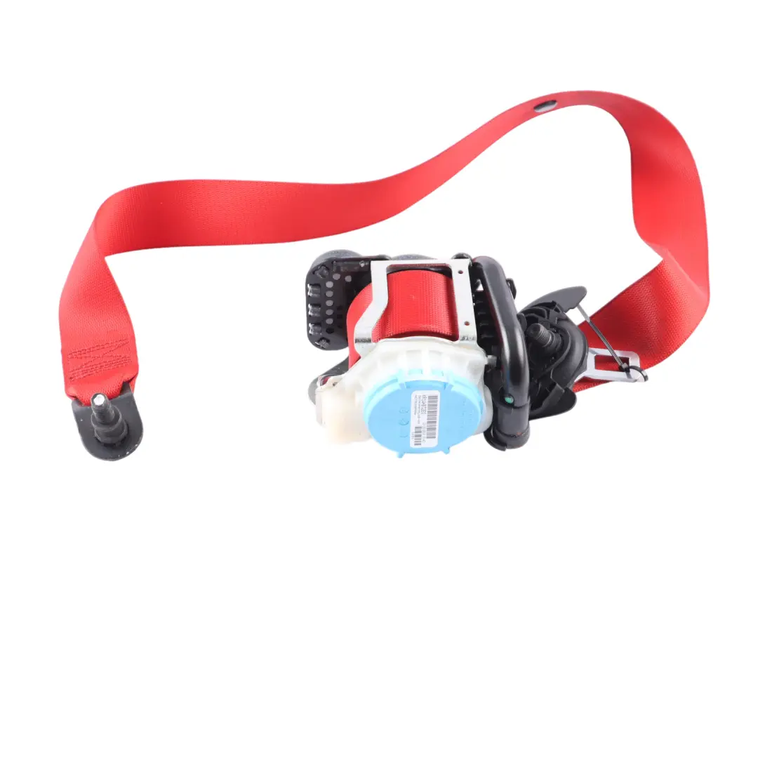 Mercedes W176 Seat Belt Safety Front Left N/S Red A1768602185 - SKU A1768600185-3 - Part number A1768600185