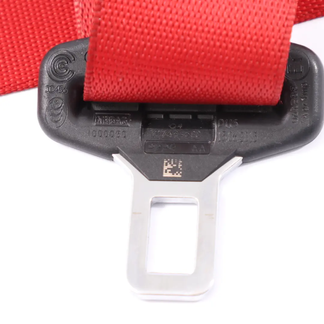 Seat Belt Mercedes W176 C117 Front Right O/S Safety Seatbelt Red - SKU A1768602285-2 - Part number A1768602285