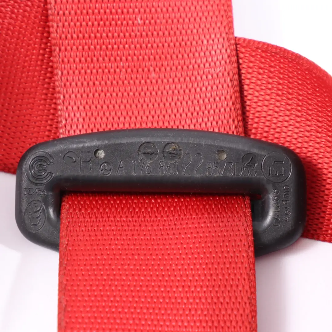  Ceinture de sécurité Mercedes W176 C117 Avant droite Rouge - SKU A1768602285-2 - Numéro de pièce A1768602285
