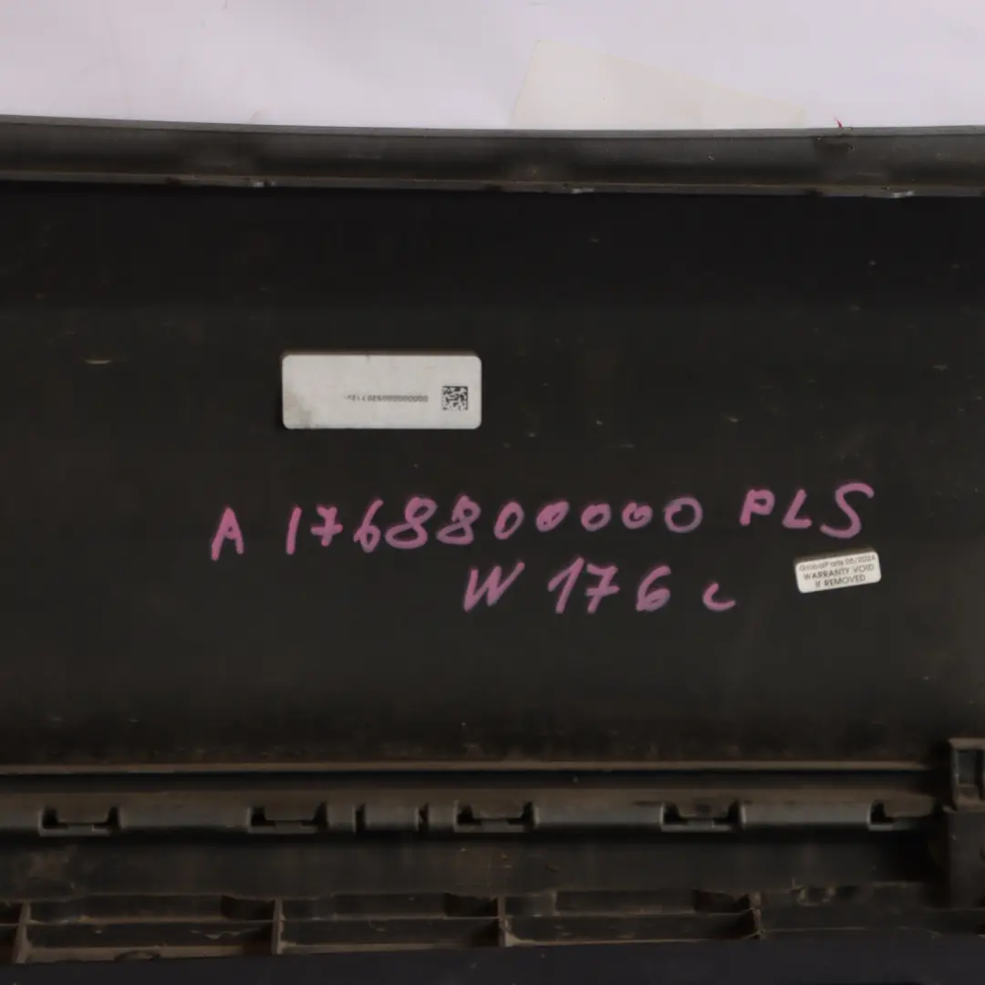 Bumper Rear Trim Panel Urban/Progressive Package Polar Silver 761 to Mercedes W176 with Part number A1768800000 Mercedes W176 Bumper Rear Trim Panel Urban/Progressive Package Polar Silver 761 - SKU A1768800000-PLS - Part number A1768800000