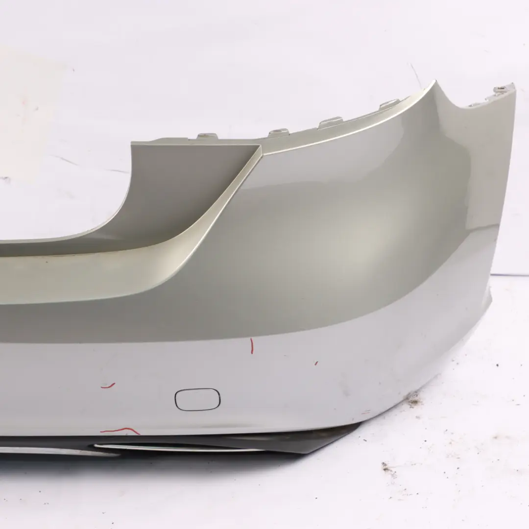 Bumper Rear Trim Panel Urban/Progressive Package Polar Silver 761 to Mercedes W176 with Part number A1768800000 Mercedes W176 Bumper Rear Trim Panel Urban/Progressive Package Polar Silver 761 - SKU A1768800000-PLS - Part number A1768800000
