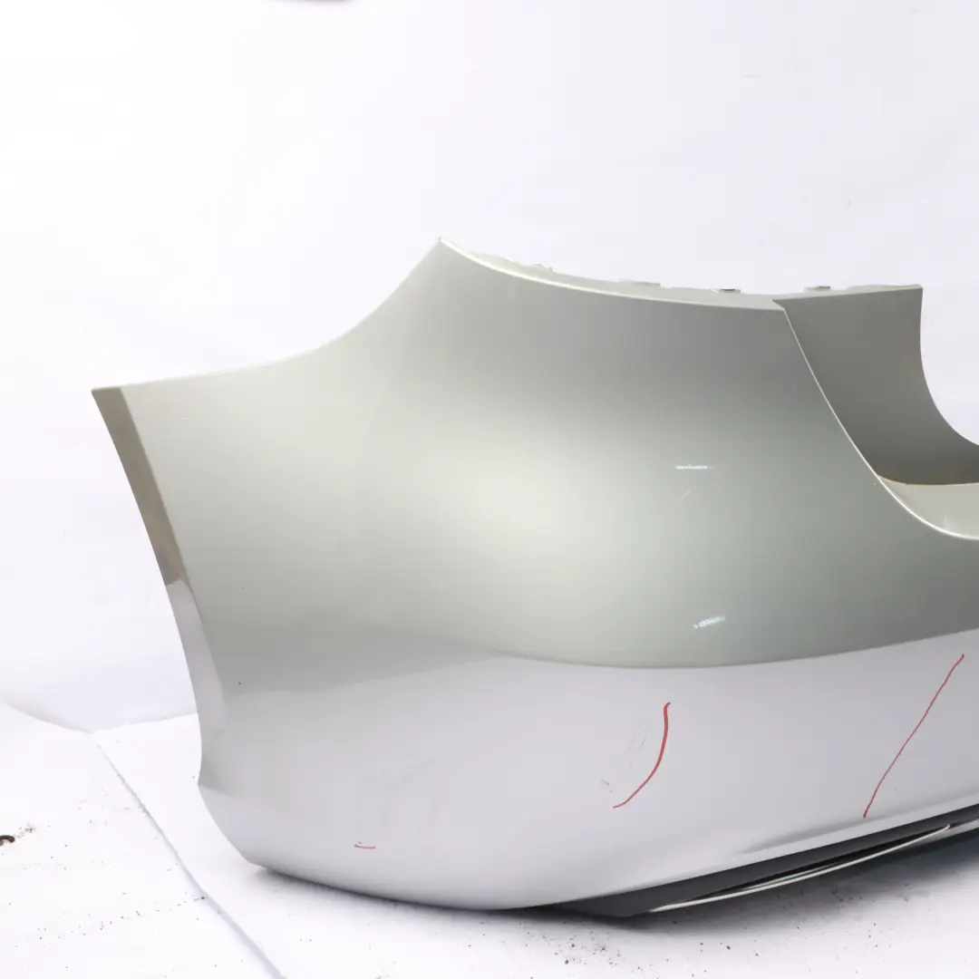 Bumper Rear Trim Panel Urban/Progressive Package Polar Silver 761 to Mercedes W176 with Part number A1768800000 Mercedes W176 Bumper Rear Trim Panel Urban/Progressive Package Polar Silver 761 - SKU A1768800000-PLS - Part number A1768800000