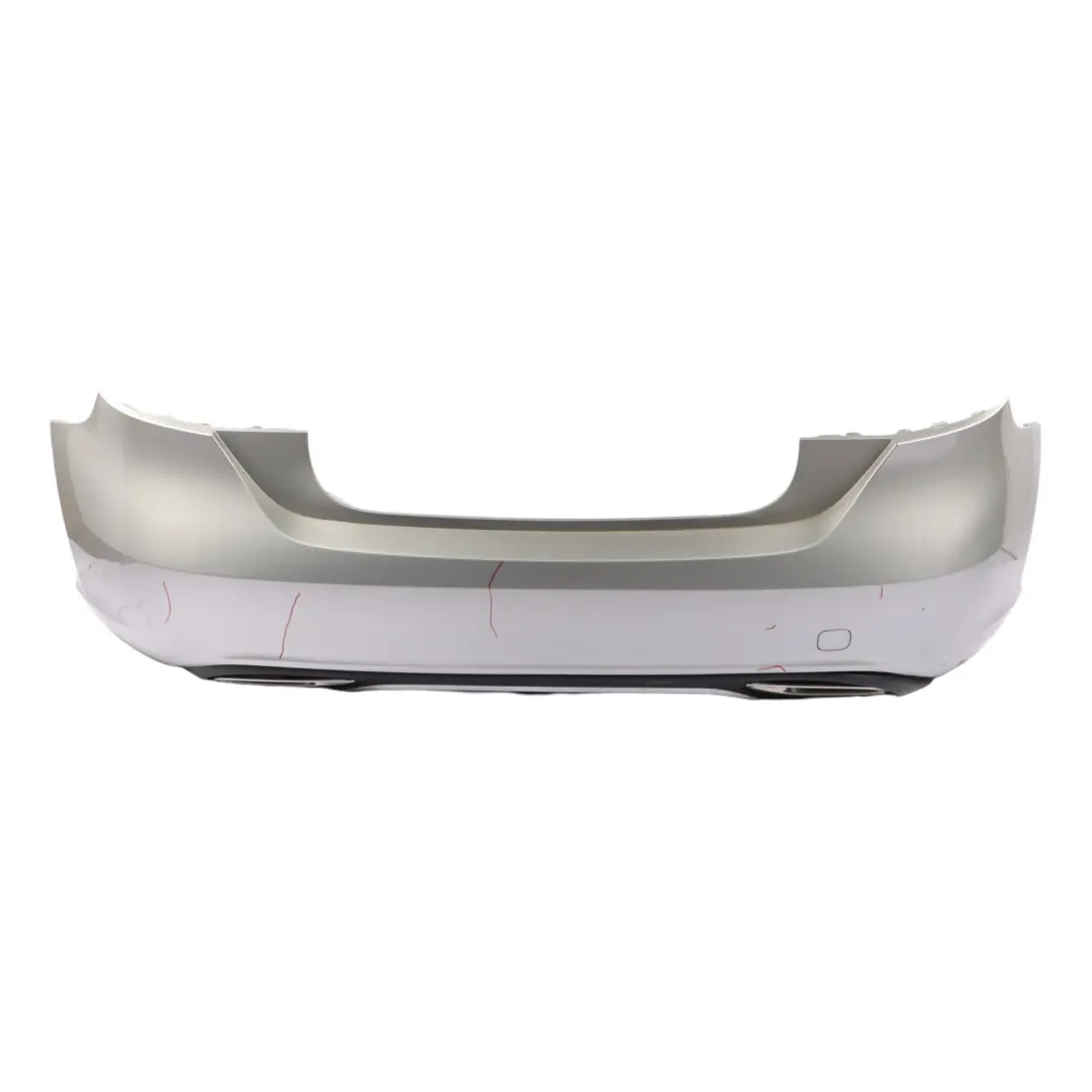 Bumper Rear Trim Panel Urban/Progressive Package Polar Silver 761 to Mercedes W176 with Part number A1768800000 Mercedes W176 Bumper Rear Trim Panel Urban/Progressive Package Polar Silver 761 - SKU A1768800000-PLS - Part number A1768800000