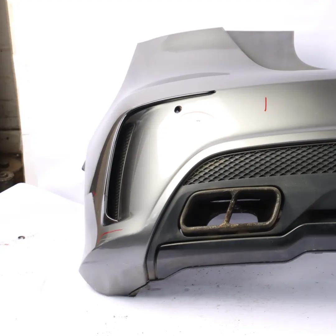 Mercedes W176 Bumper Rear Trim Panel Cover AMG Mountain Grey Metallic - 787 - SKU A1768805840-MG - Part number A1768805840