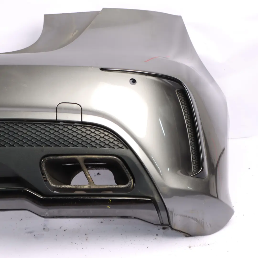 Mercedes W176 Bumper Rear Trim Panel Cover AMG Mountain Grey Metallic - 787 - SKU A1768805840-MG - Part number A1768805840
