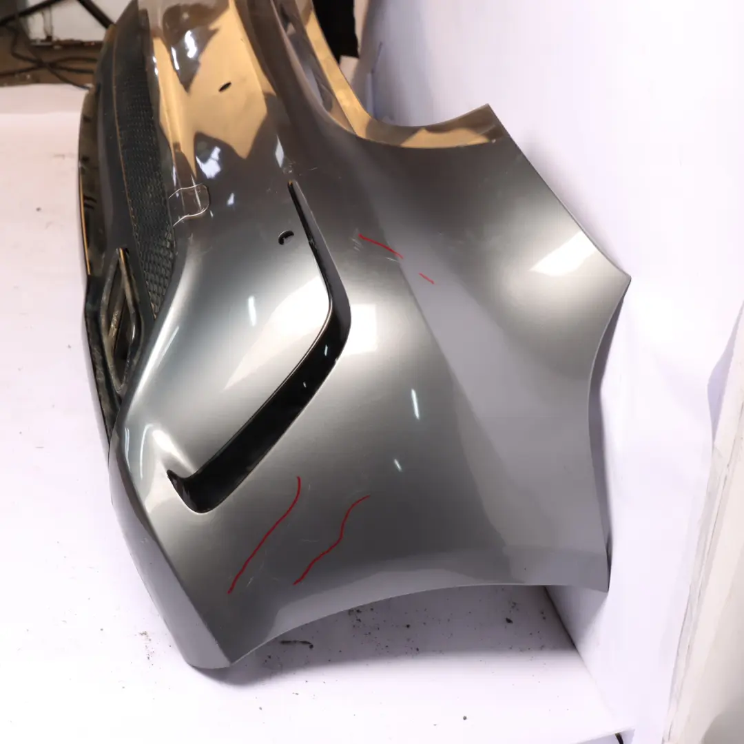 Mercedes W176 Bumper Rear Trim Panel Cover AMG Mountain Grey Metallic - 787 - SKU A1768805840-MG - Part number A1768805840