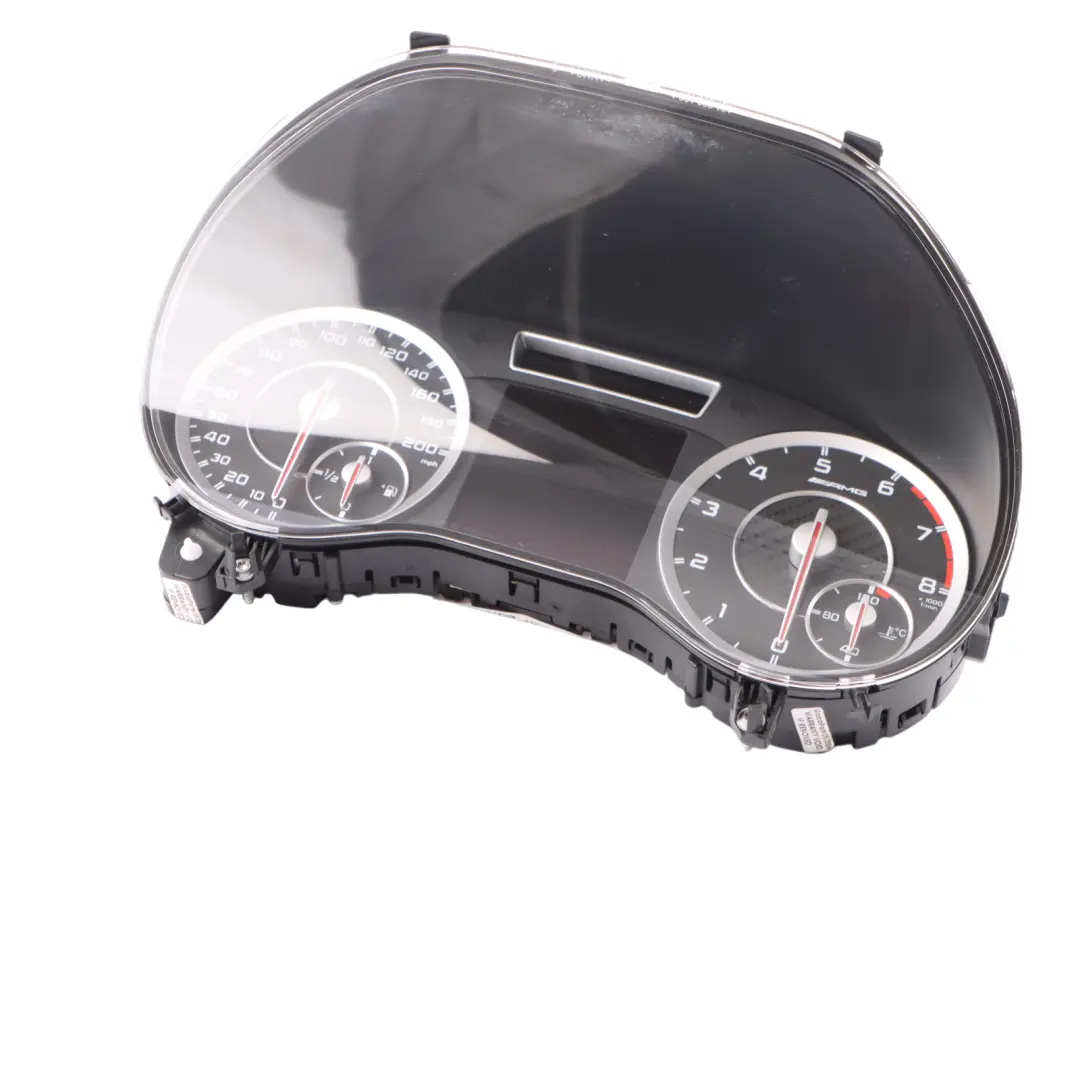 A45 AMG Instrument Cluster Speedo Clocks Automatic to Mercedes W176 with Part number A1769009702 Mercedes W176 A45 AMG Instrument Cluster Speedo Clocks Automatic - SKU A1769009702 - Part number A1769009702