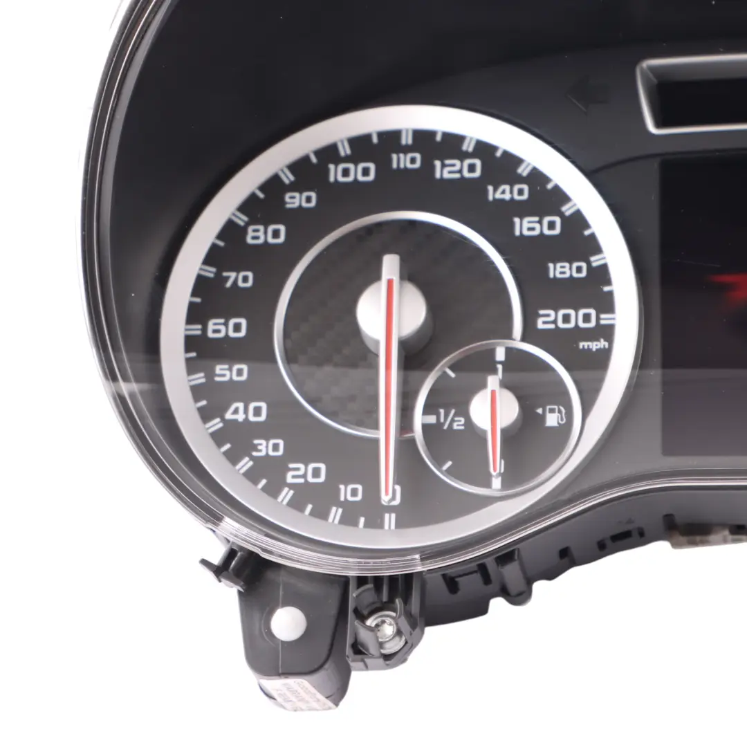 A45 AMG Instrument Cluster Speedo Clocks Automatic to Mercedes W176 with Part number A1769009702 Mercedes W176 A45 AMG Instrument Cluster Speedo Clocks Automatic - SKU A1769009702 - Part number A1769009702