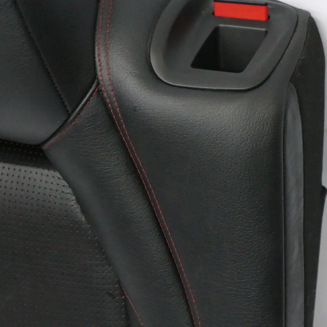 Respaldo Trasero Izquierdo Revestimiento Cuero AMG Negro para Mercedes W176 con número de pieza A1769206101 Mercedes W176 Respaldo Trasero Izquierdo Revestimiento Cuero AMG Negro - SKU A1769206101-1 - Número de pieza A1769206101