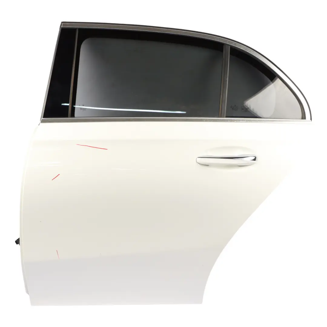 Door Rear Left N/S A-Class Polar White - 149 to Mercedes W177 with Part number A1777301300 Mercedes W177 Door Rear Left N/S A-Class Polar White - 149 - SKU A1777301300-POL - Part number A1777301300